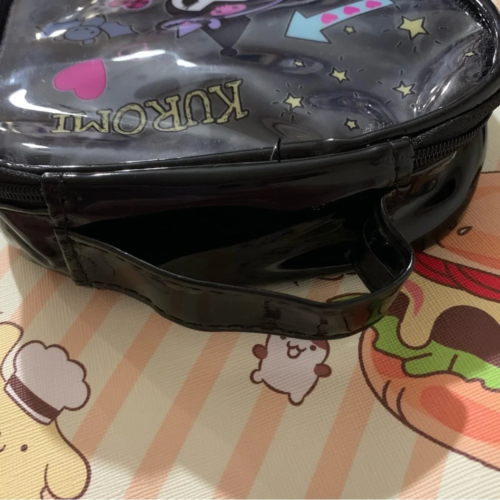 Kuromi Small Square Black Makeup Bag
